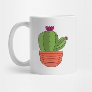 Cute Cactus Design #40: Big And Sideways Cactus Mug